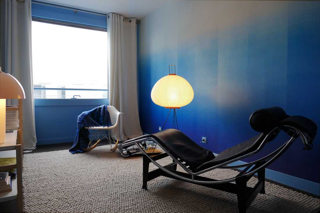 Salle de repos amenagée par un architecte d'interieur sur la côte basque