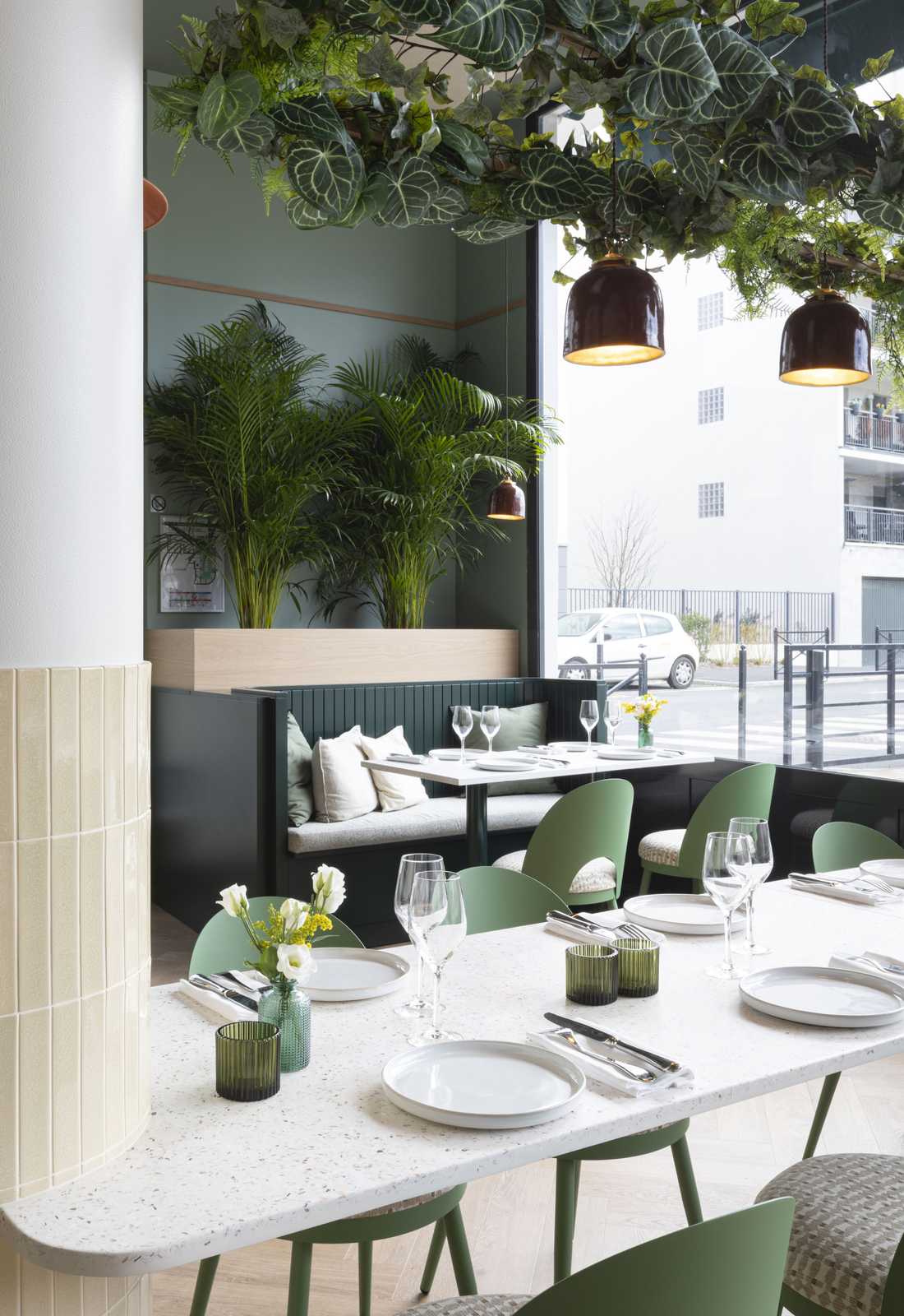Aménagement intérieur d'un restaurant haut de gamme par un architecte in Pyrénées-Atlantiques