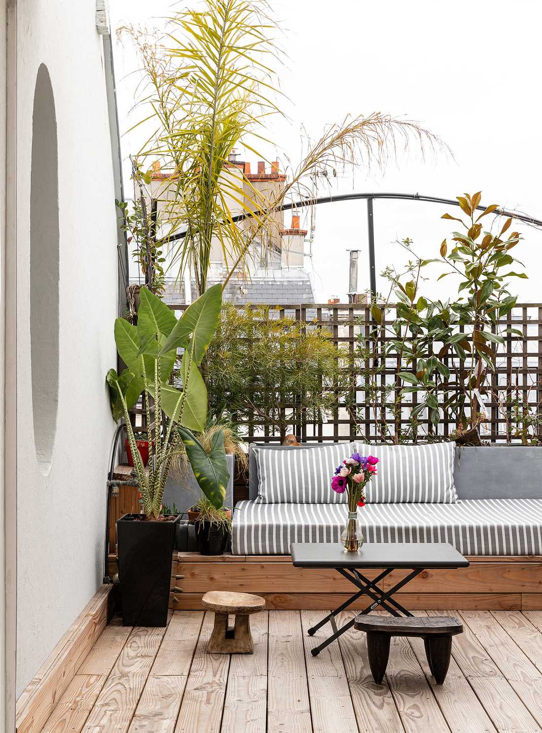 Terrasse de l'appartement à Biarritz