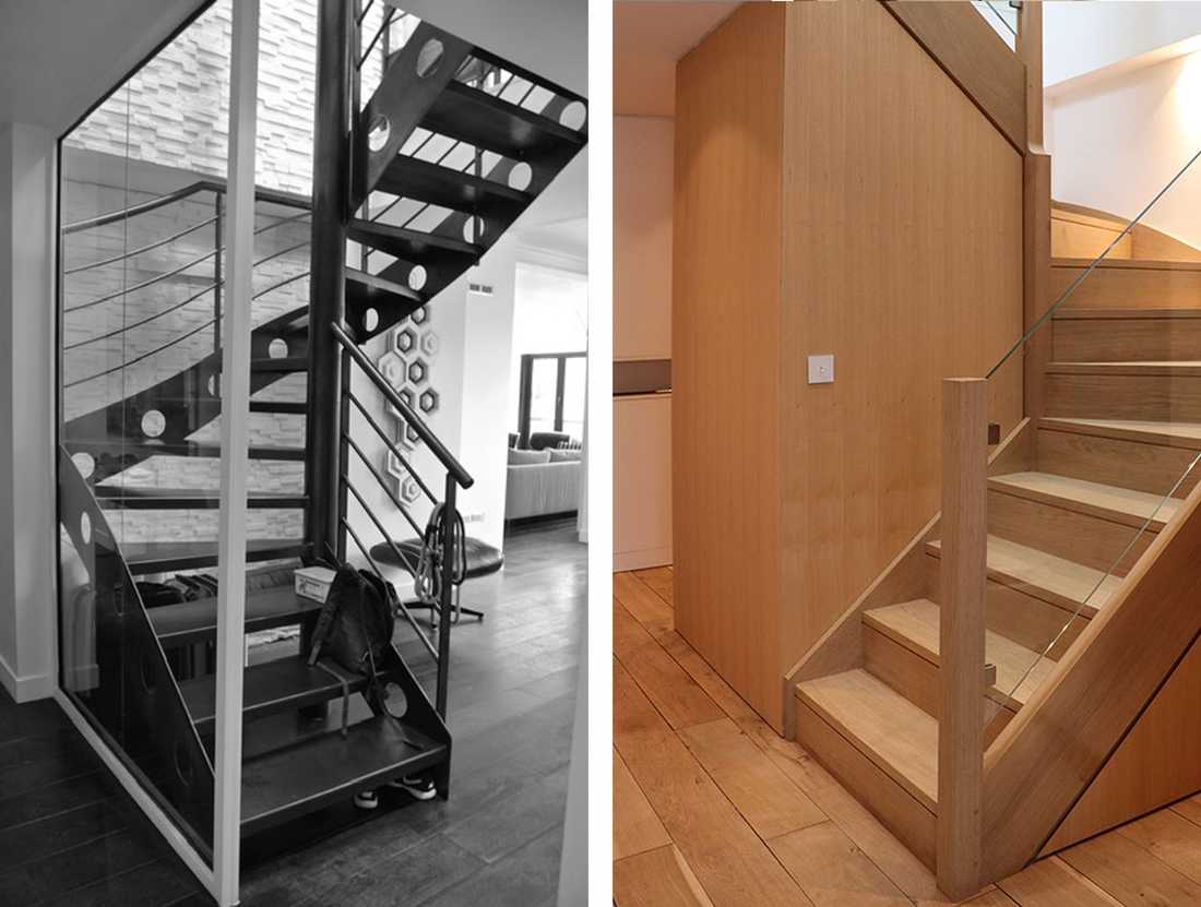 Remplacement d'un escalier interieur par un architecte à Biarritz