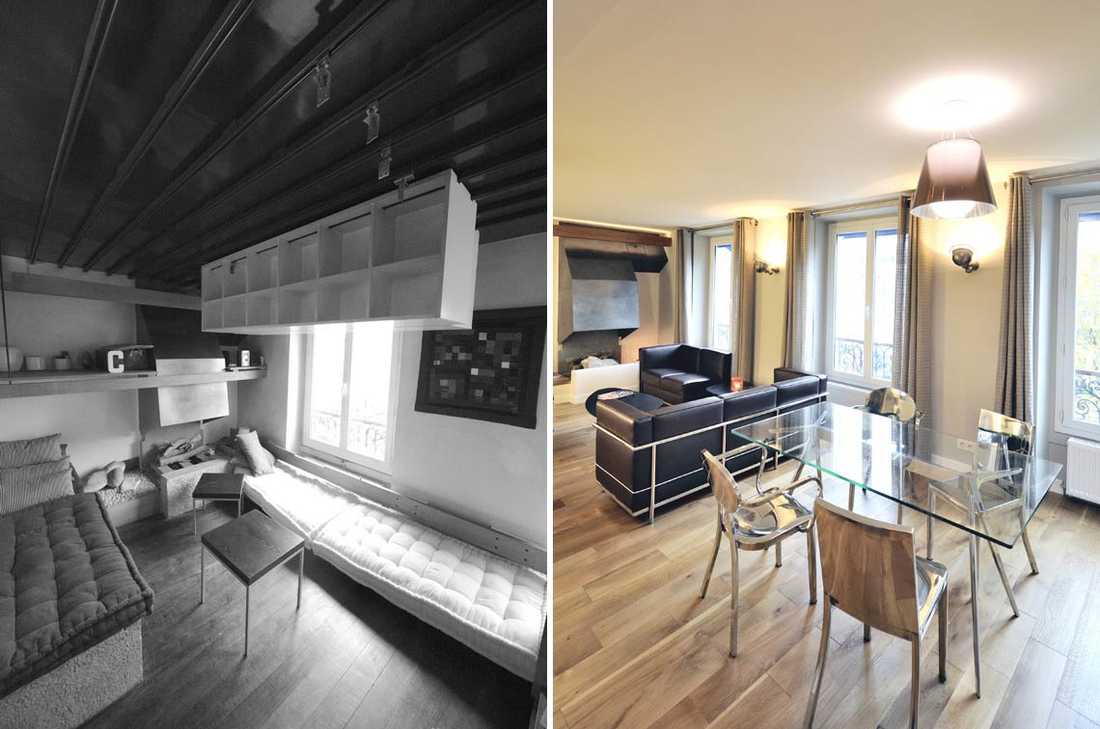 Aménagement d'un appartement atypique par un architecte d'intérieur à Biarritz
