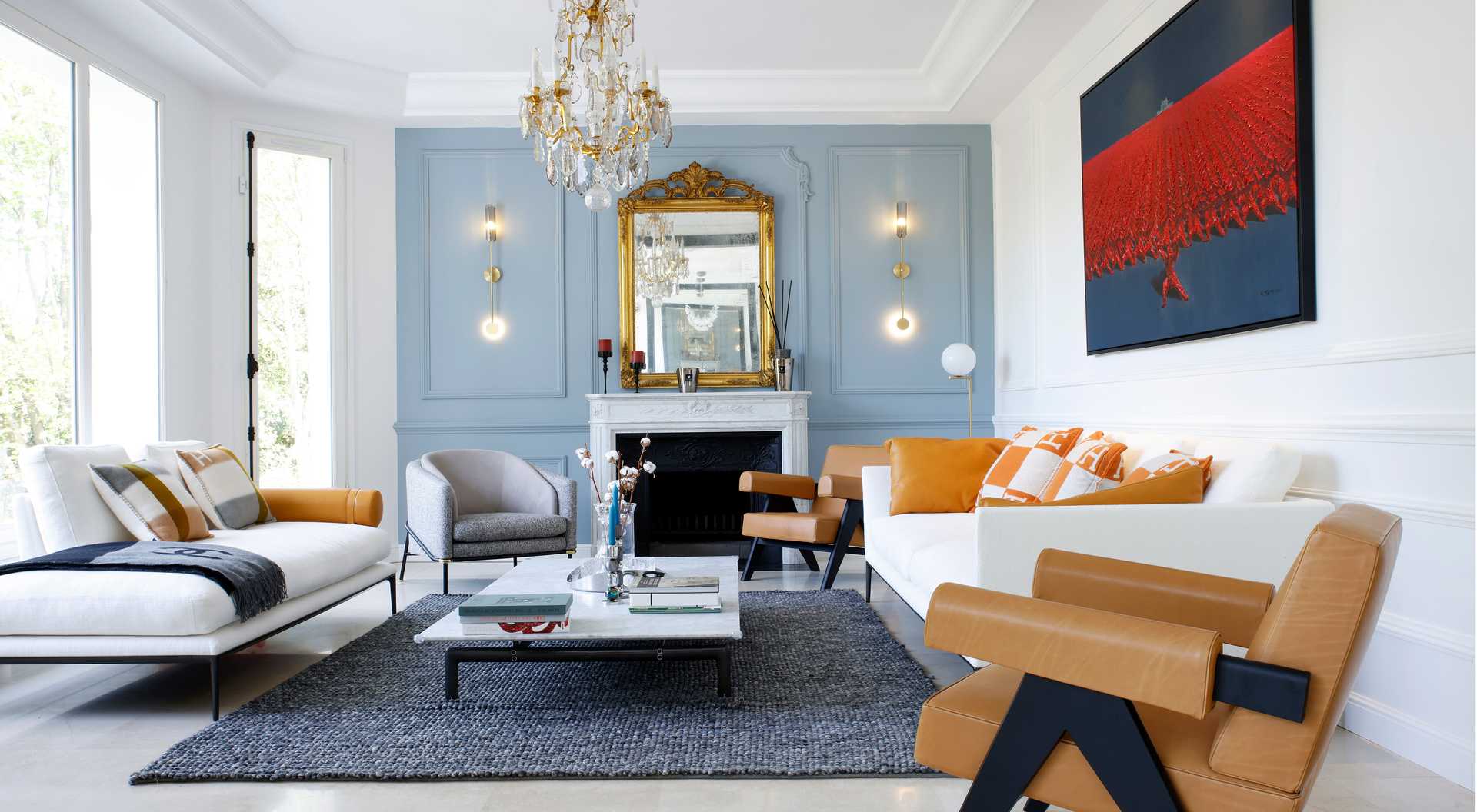 Interior makeover of an apartment by an interior designer in Biarritz