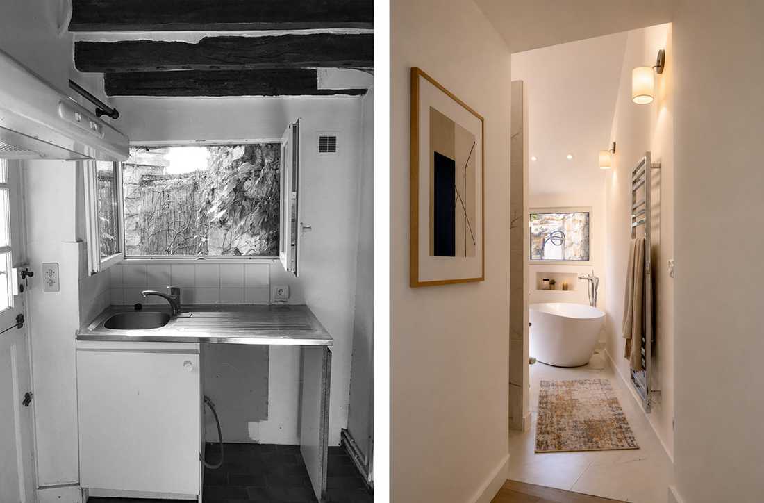 Rénovation d'une salle de bain à Biarritz