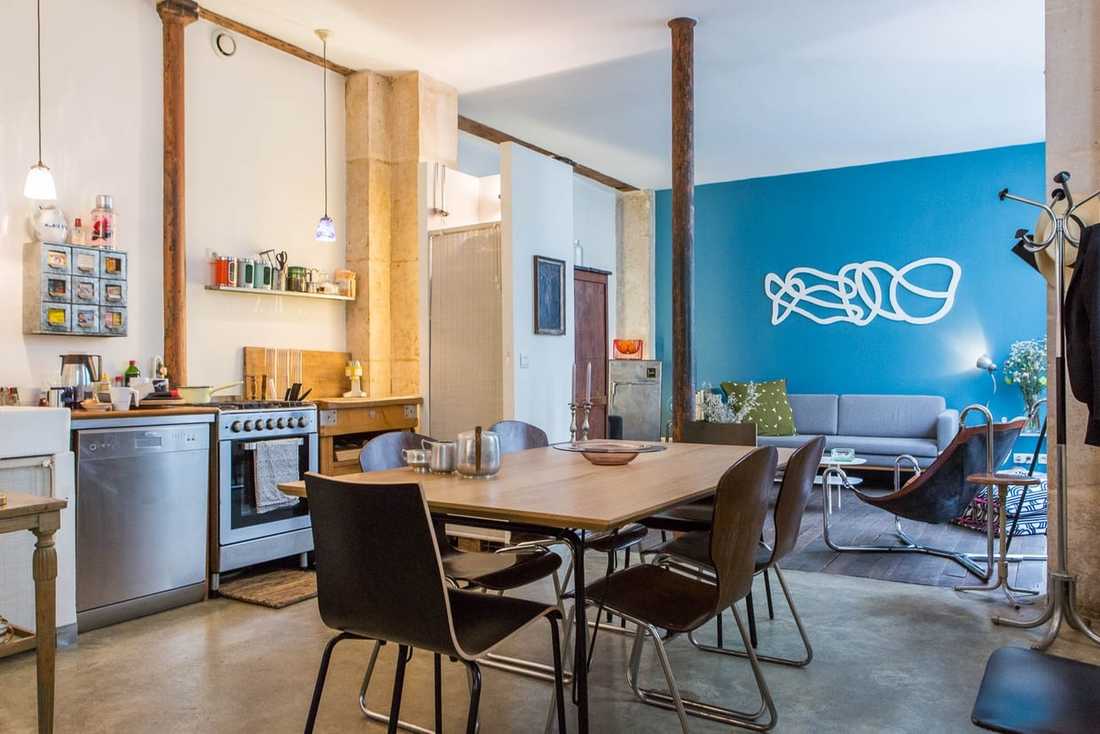 Relooking d'un appartement loft par un décorateur d'intérieur à Biarritz