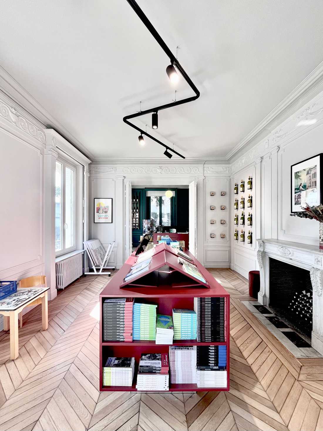 Aménagement de la boutique d'un musée par un architecte d'intérieur à Biarritz