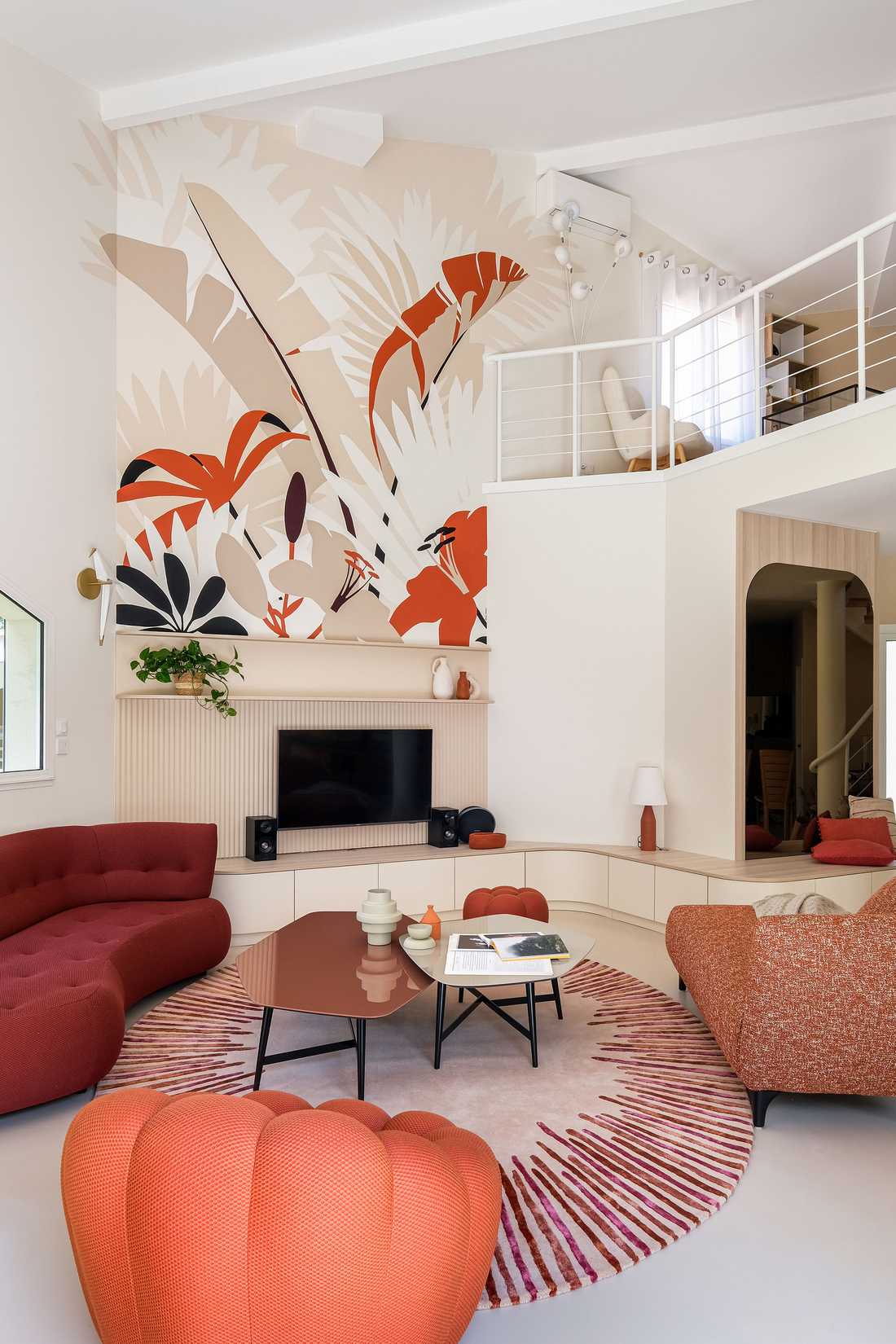 Fitting out the living room of a house purchased off-plan in Biarritz