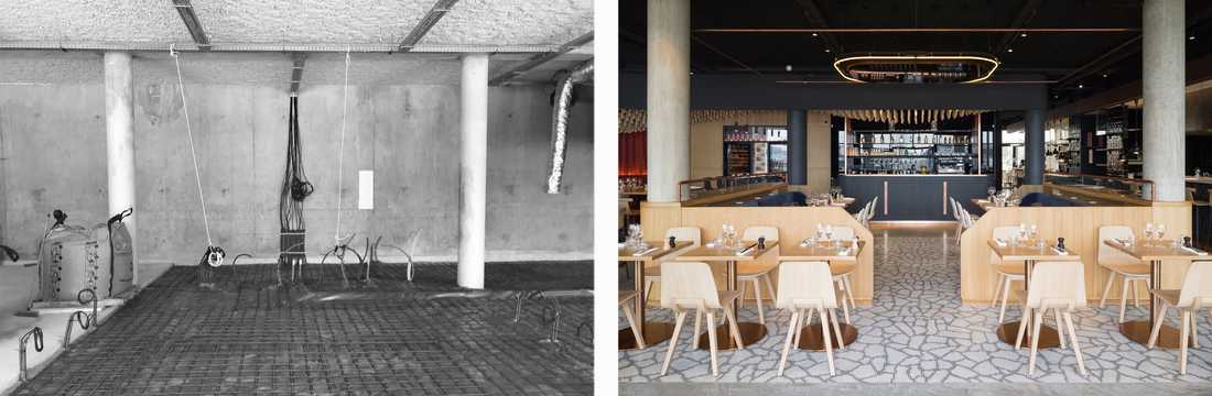 Avant-après : Aménagement d'un restaurant par un architecte intérieur à Biarritz