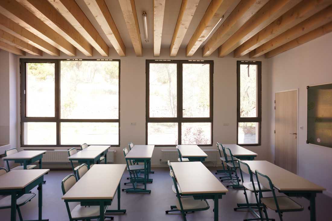Salle de classe aménagée par un architecte à Biarritz