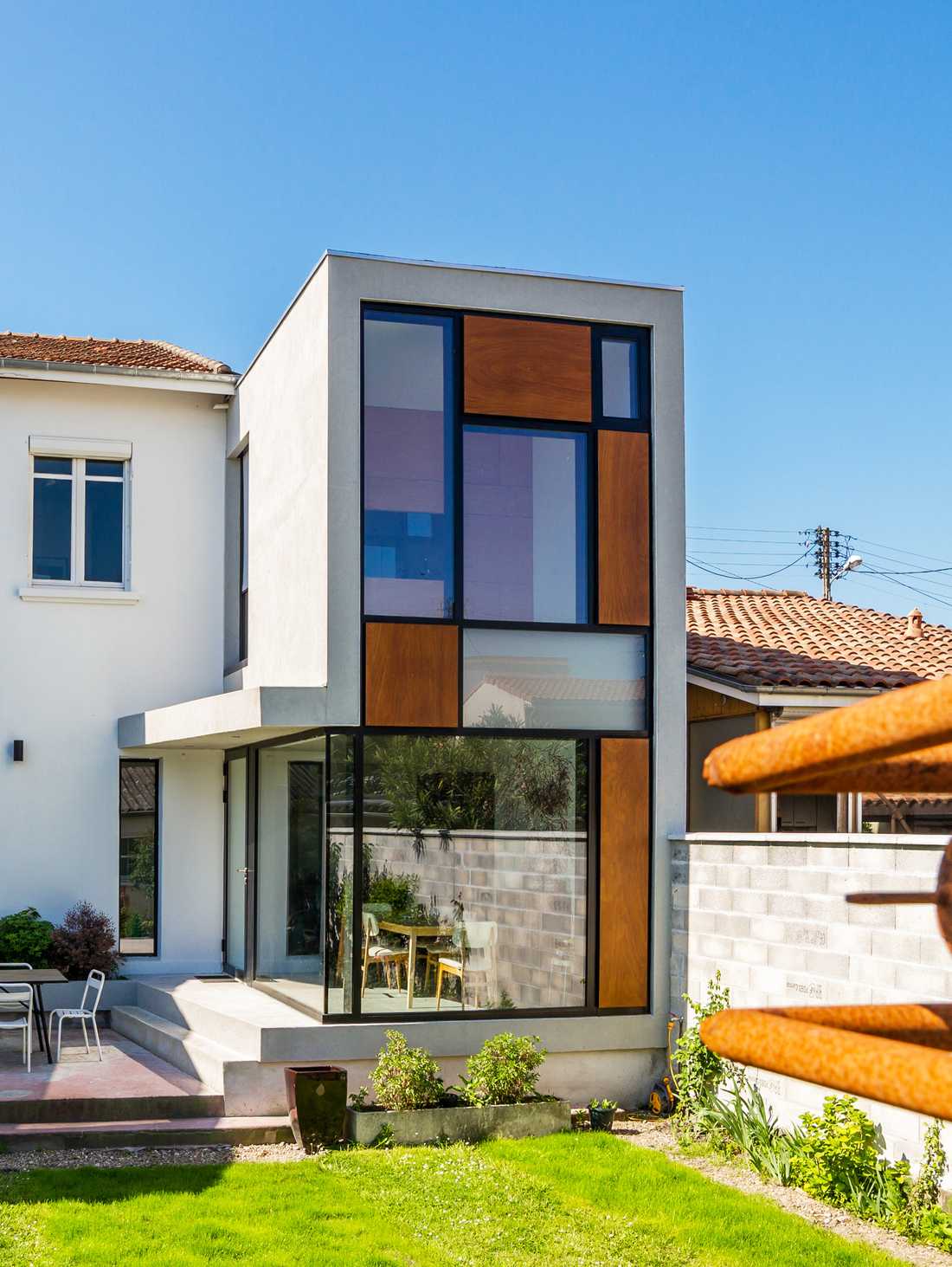 Extension of a town house in Biarritz