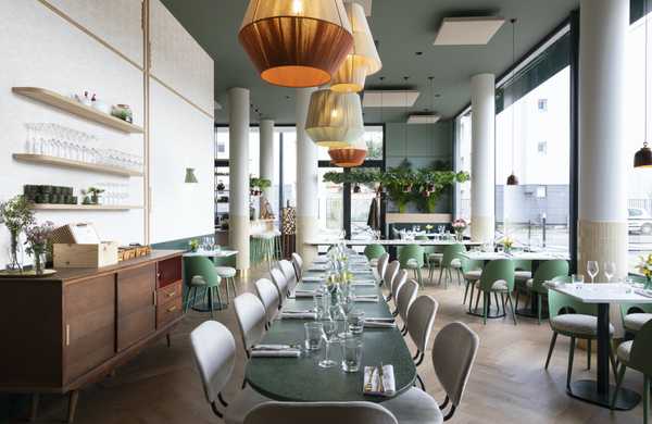 Architecture d'intérieur d’un restaurant eco-responsable