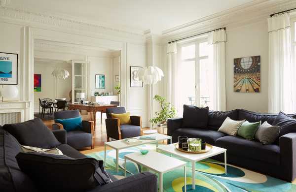 Réorganisation d’un appartement familial de 220m² par un architecte d'intérieur à Biarritz
