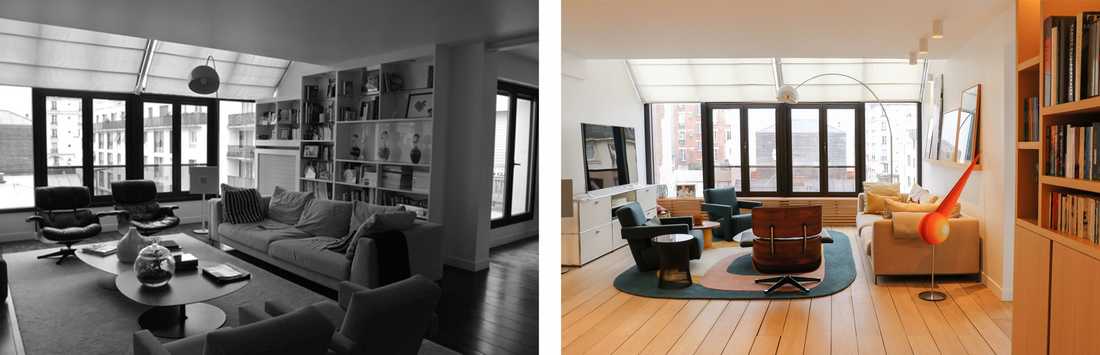 Avant - Après : rénovation d'un appartement de 210m2 par un architecte d'intérieur à Biarritz
