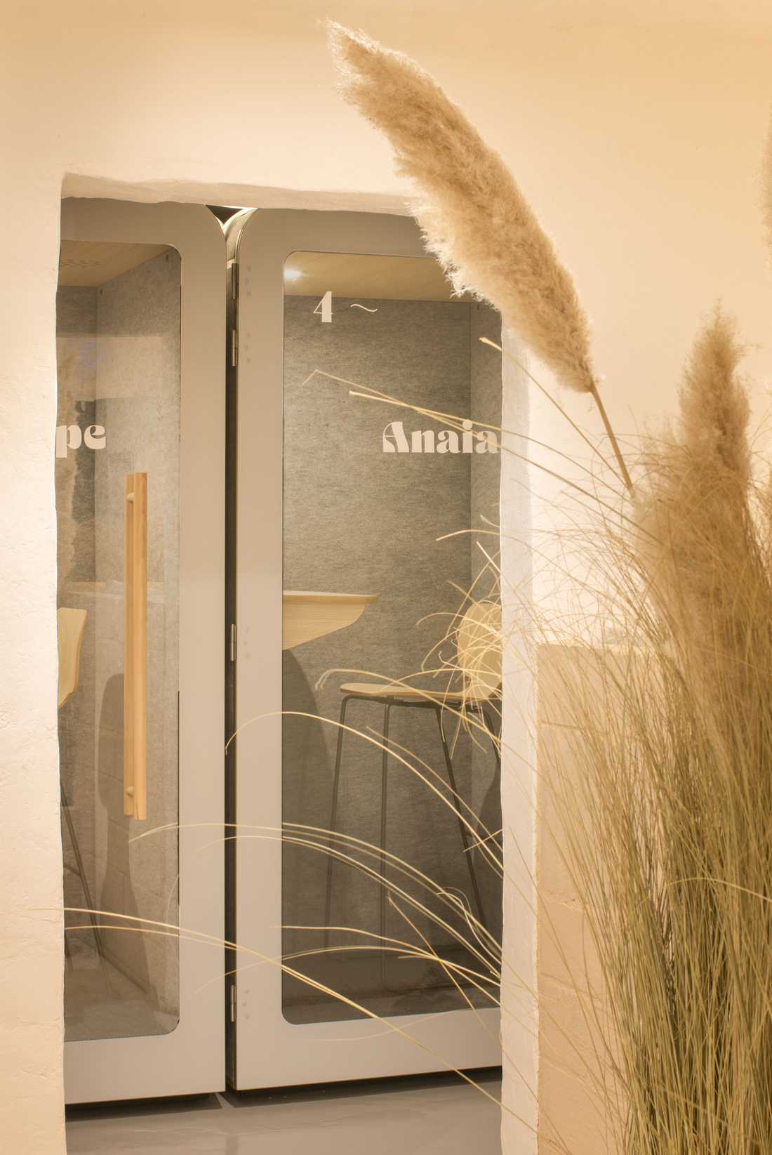 Cabine téléphonique individuel dans un coworking space