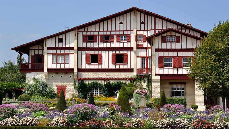 Villa Arnaga, a typical house on the Basque coast