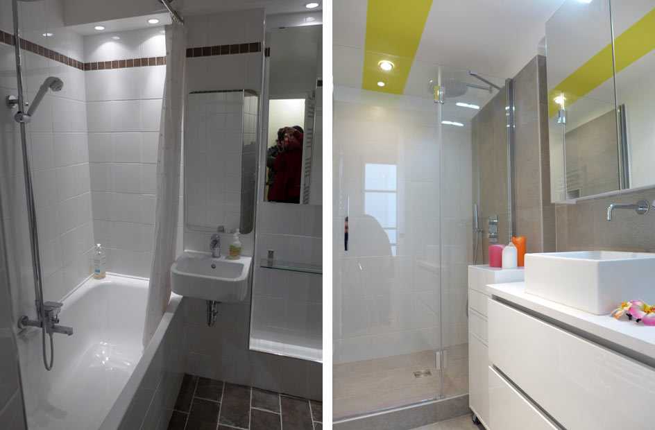 Rénovation d’une salle de bain par un architecte d’intérieur à Biarritz